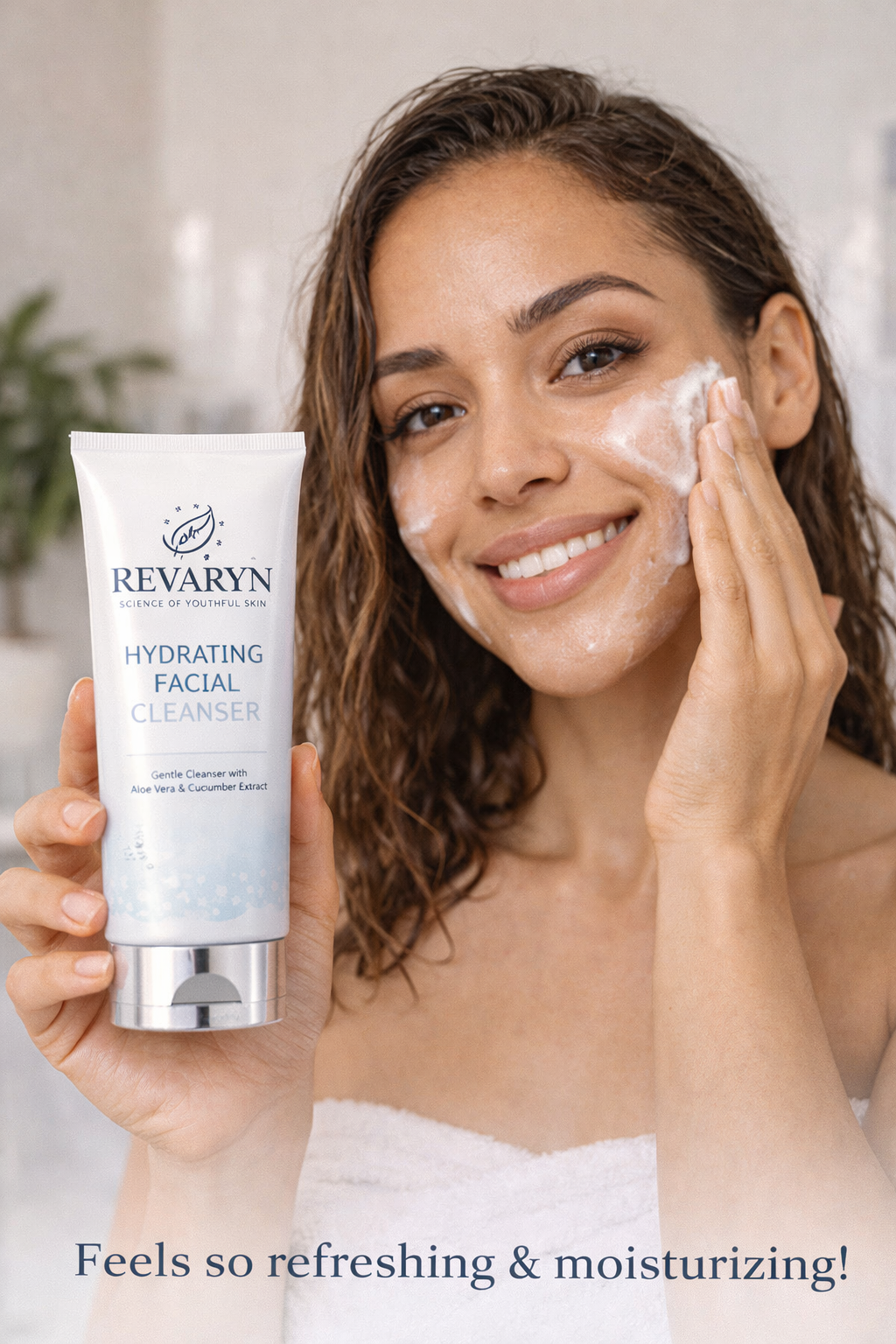 Hydrating Aloe Facial Cleanser – Gentle Daily Face Wash