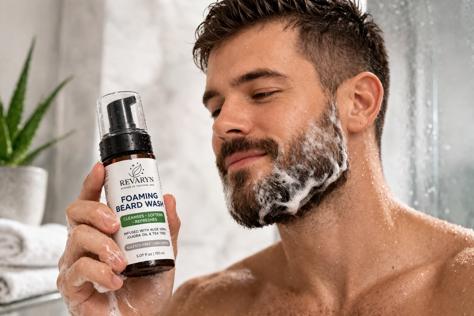 Foaming Beard Wash – Gentle Clean & Hydration