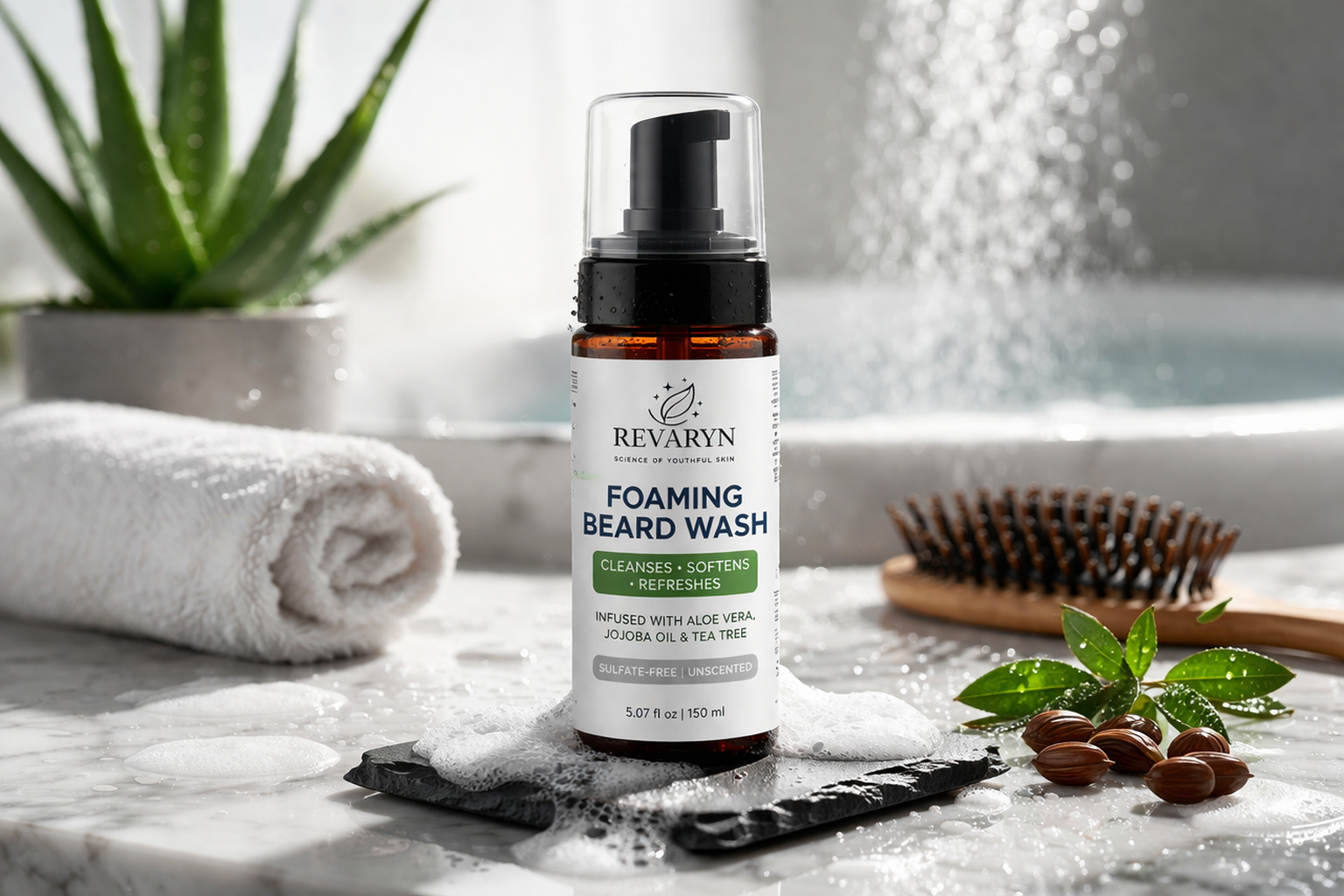 Foaming Beard Wash – Gentle Clean & Hydration