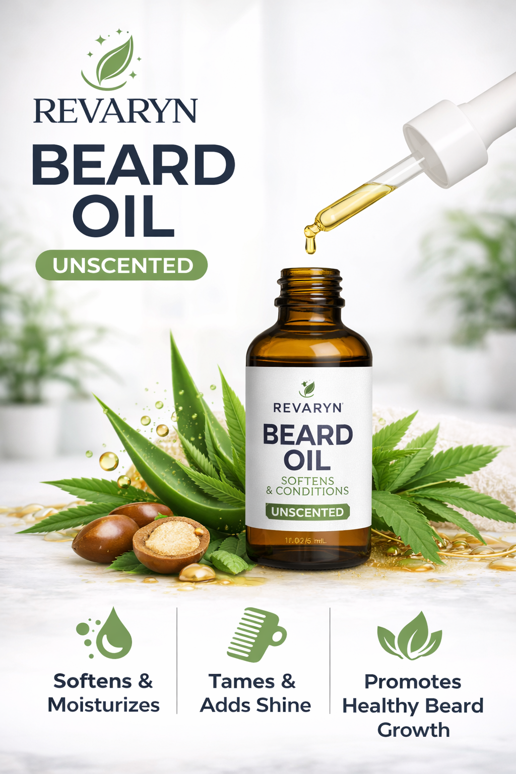 Beard Oil – Soften, Hydrate & Eliminate Beard Itch