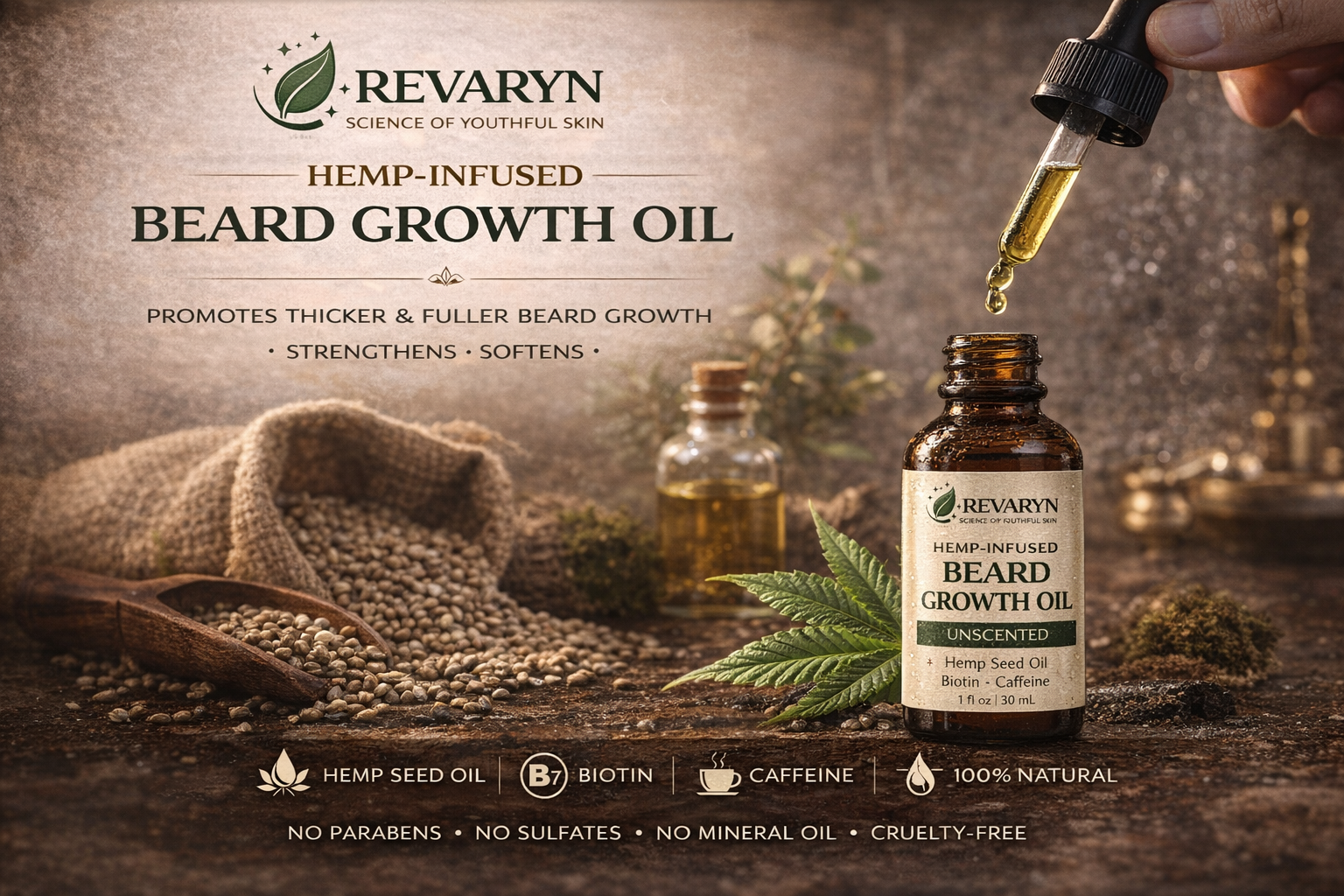 Beard Growth Oil – Thicker, Fuller, Healthier Beard