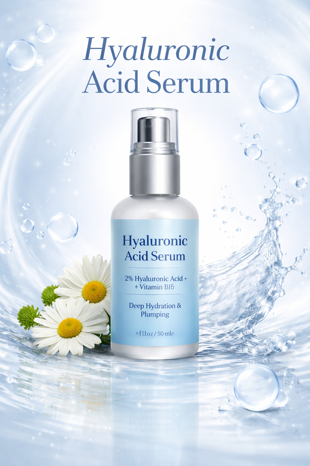 Advanced Hyaluronic Acid Serum – Hydrate, Plump & Restore Elasticity