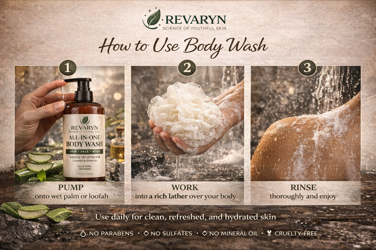 All-in-One Body Wash – Cleanse, Hydrate & Refresh