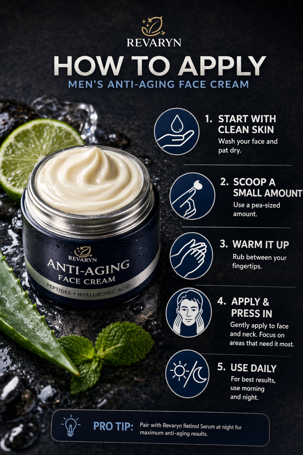 Men’s Face Moisturizer – Hydrate, Smooth & Refresh Skin