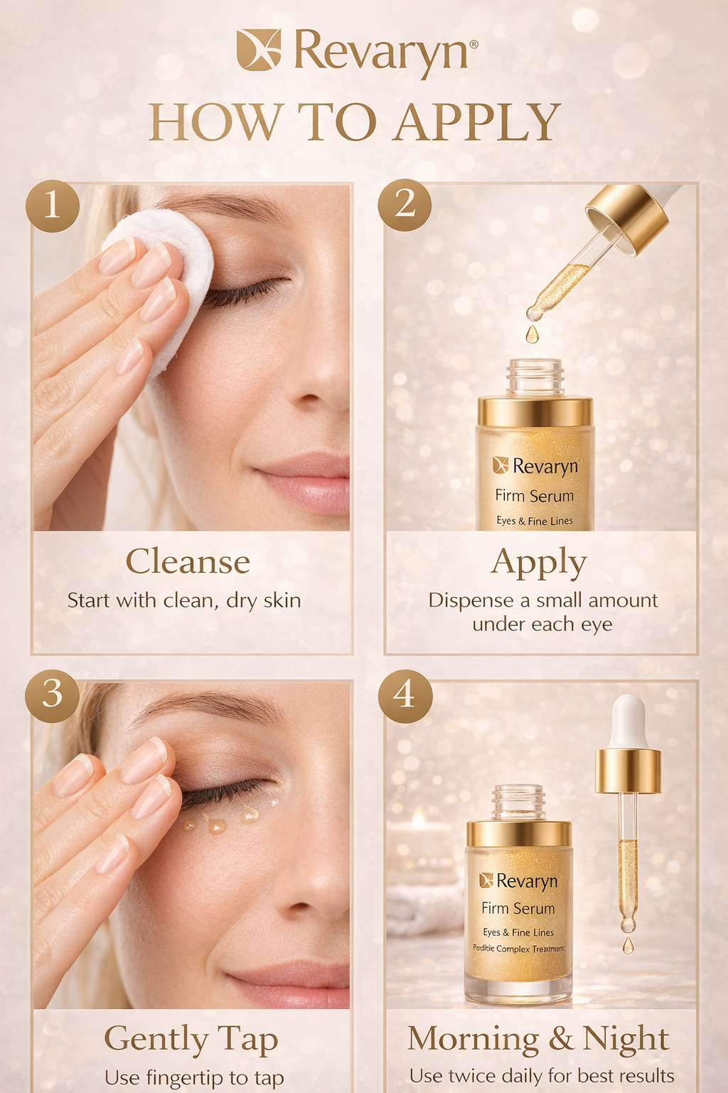 Firming Eye Serum – Smooth Fine Lines & Reduce Dark Circles