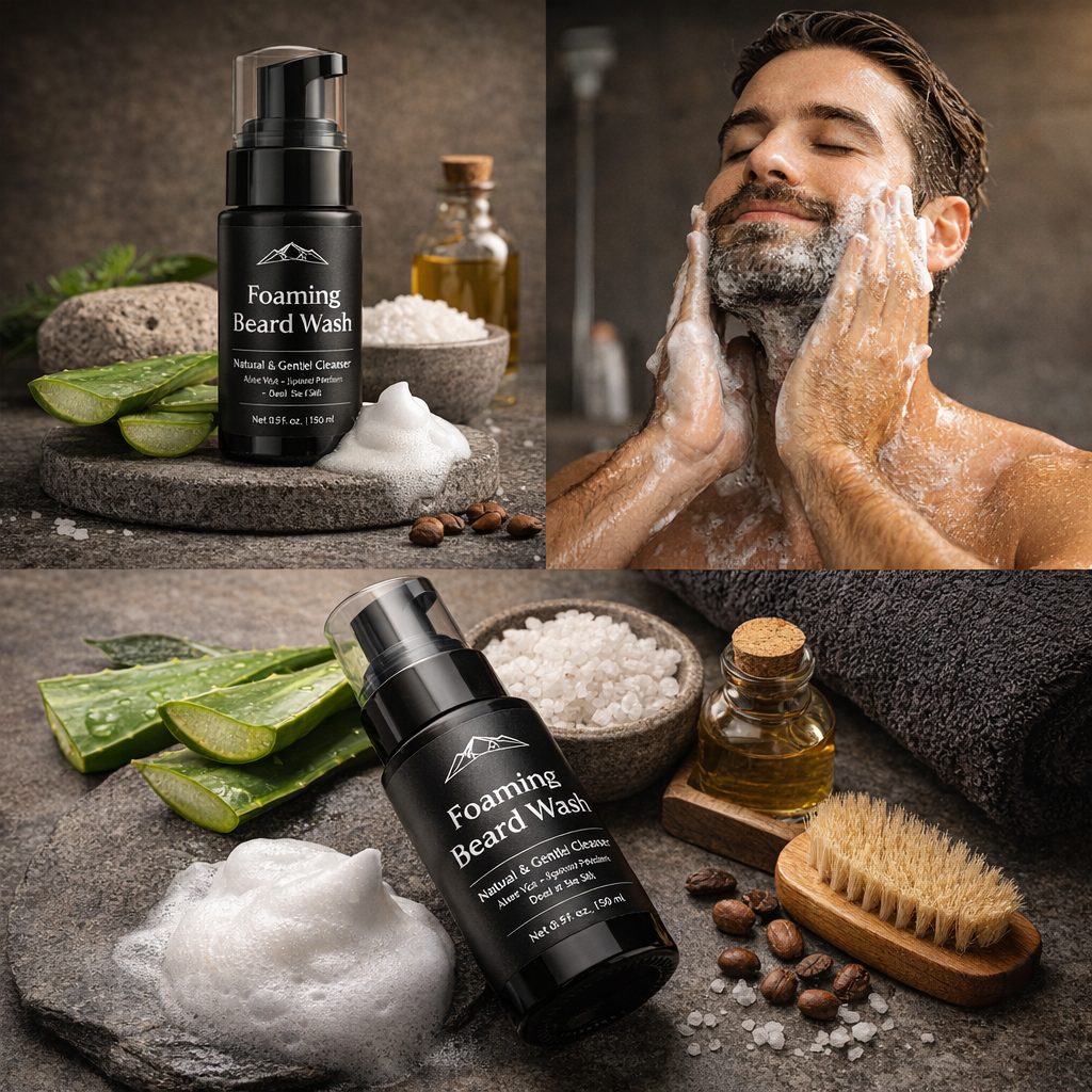 Foaming Beard Wash – Gentle Clean & Hydration