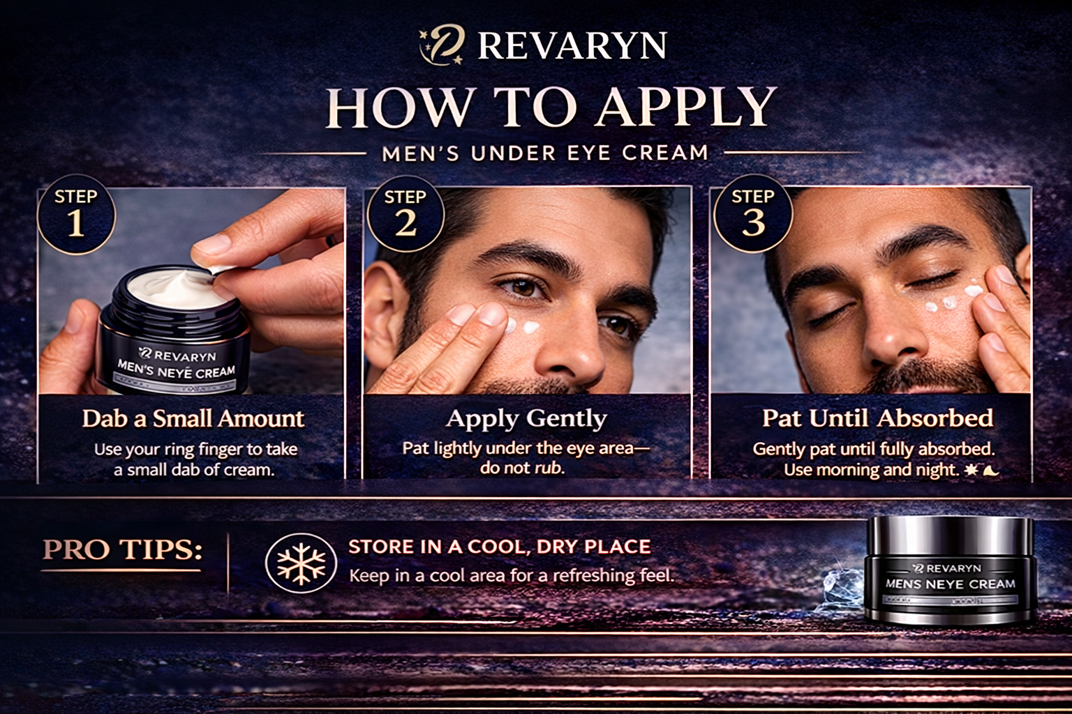 Men’s Eye Cream – Reduce Dark Circles & Smooth Fine Lines