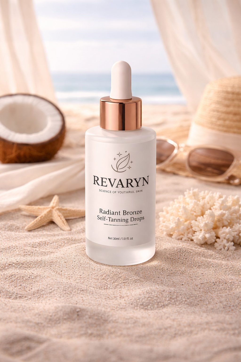 Gradual Self-Tanning Drops – Custom Glow Face & Body