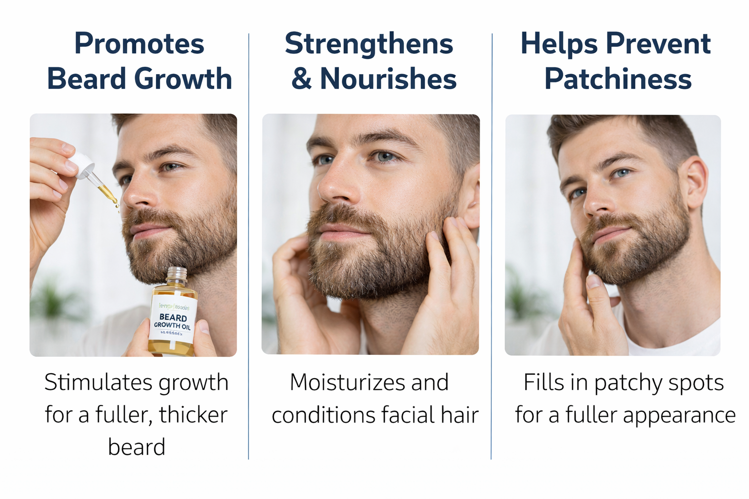 Beard Growth Oil – Thicker, Fuller, Healthier Beard