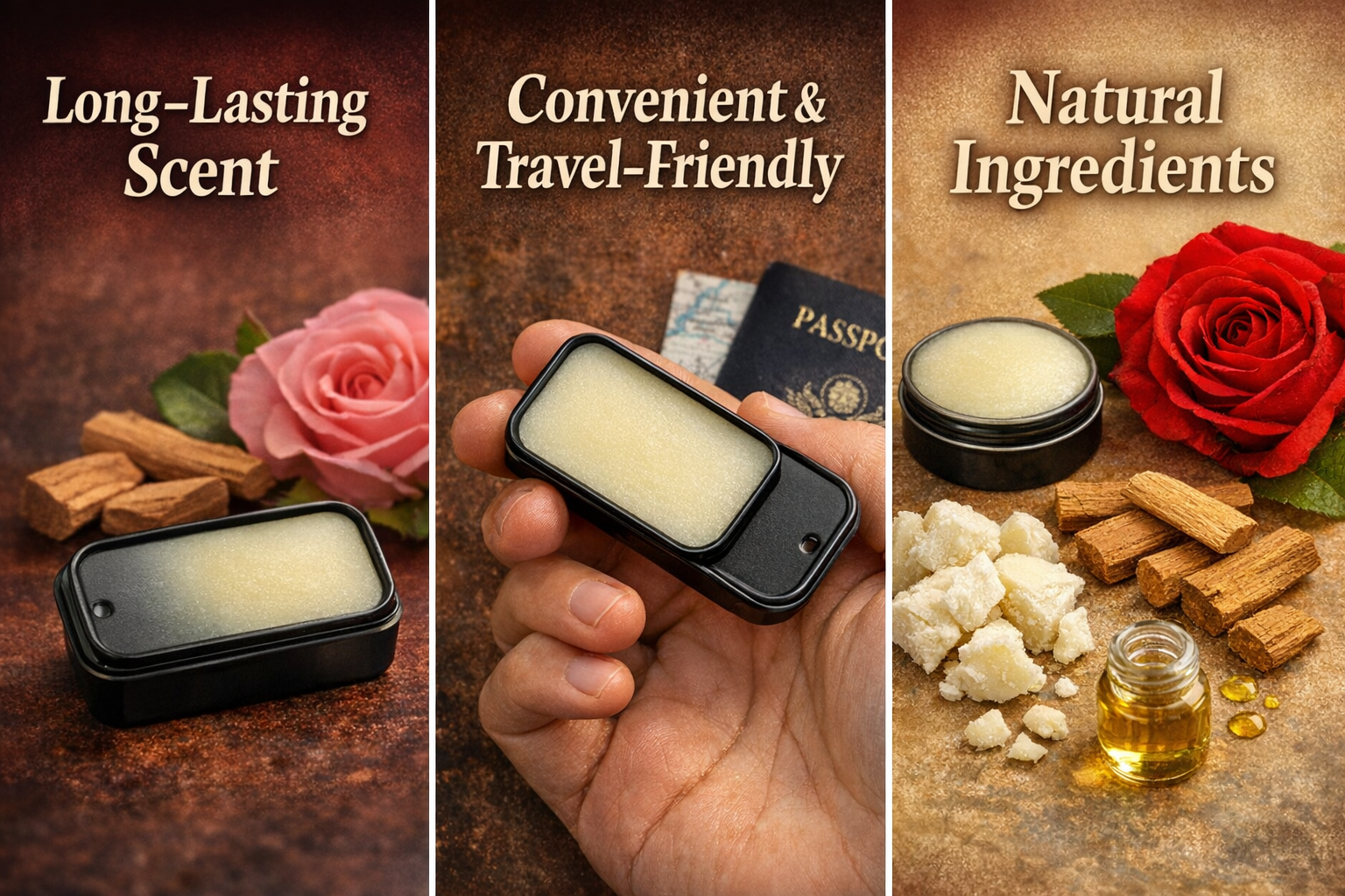 Solid Fragrance – Fresh, Clean Scent Anytime