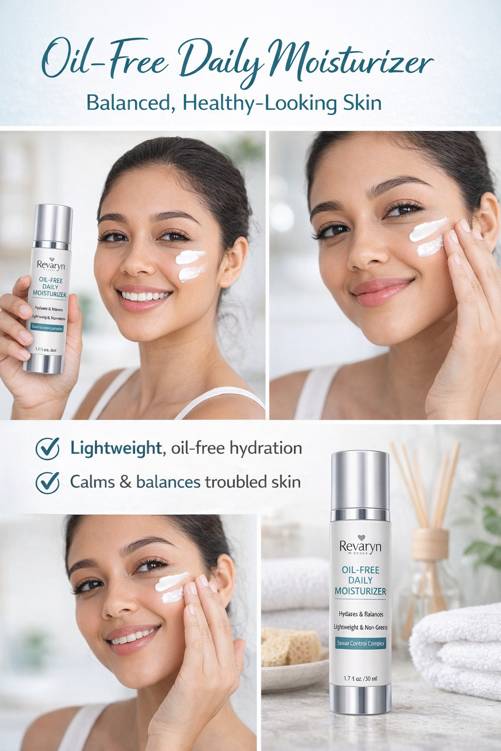 Oil-Free Daily Moisturizer – Lightweight Hydration for Clear, Balanced Skin