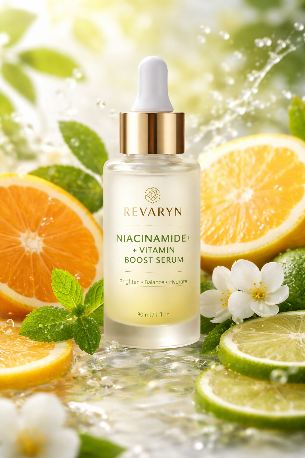 Vitamin C + Niacinamide Serum – Brightening, Smoothing & Hydrating